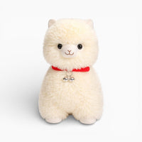 Alpaca Plush with Collar and Bell My Plushie