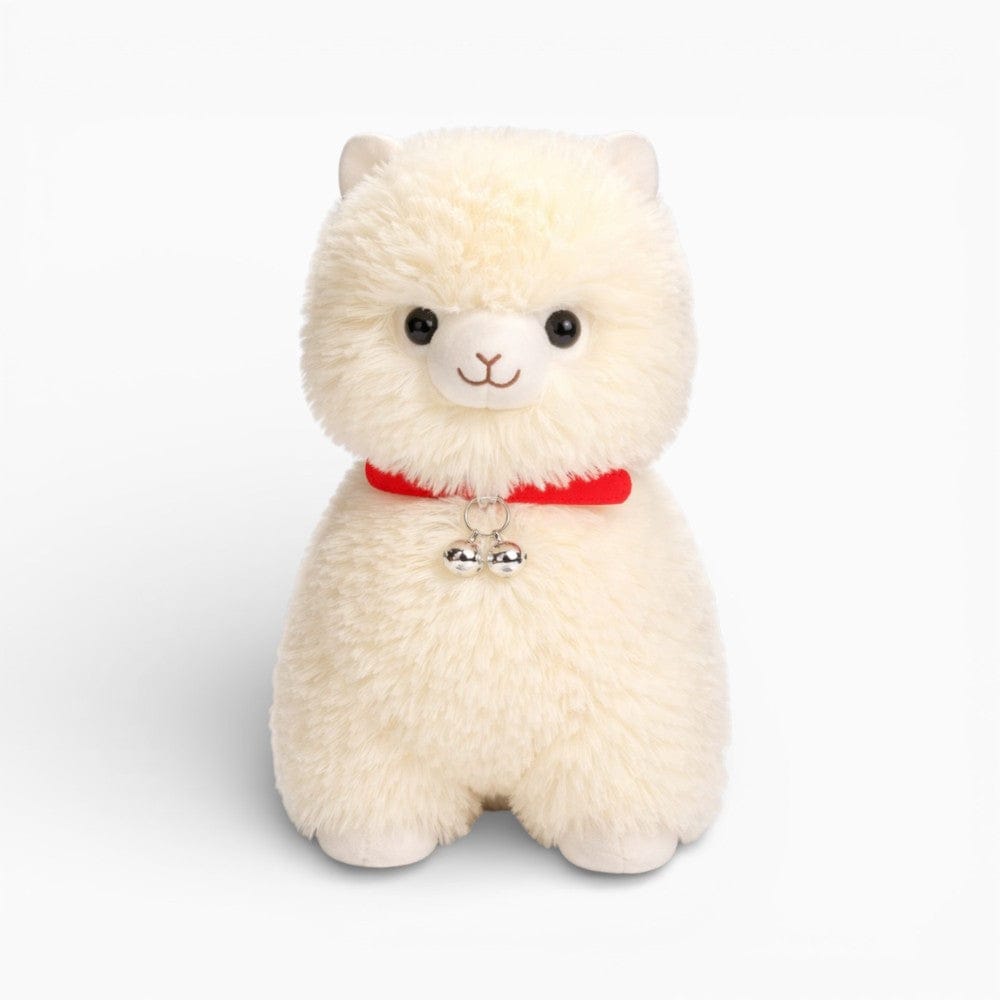 Alpaca Plush with Collar and Bell My Plushie