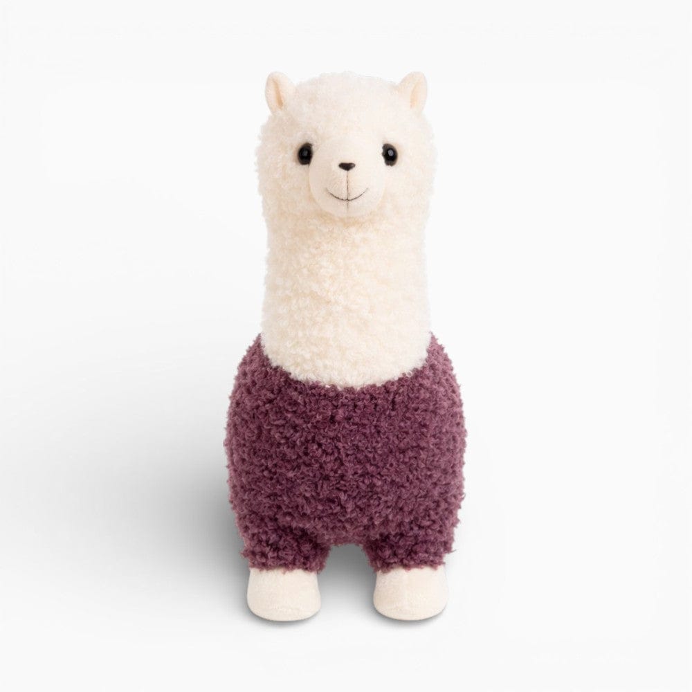 Alpaca Plush with Colourful Body and White Head My Plushie