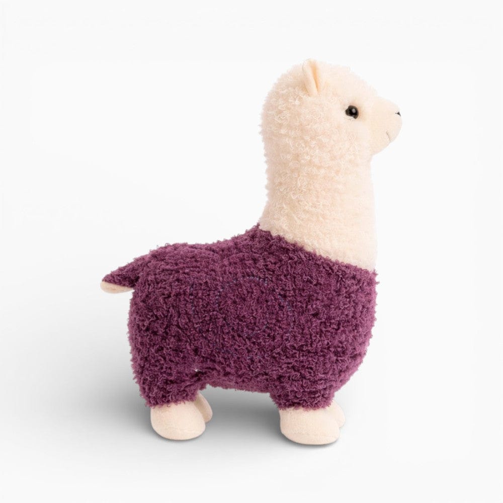Alpaca Plush with Colourful Body and White Head My Plushie