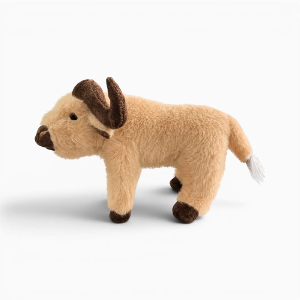 Beige Highland Cow Plush My Plushie