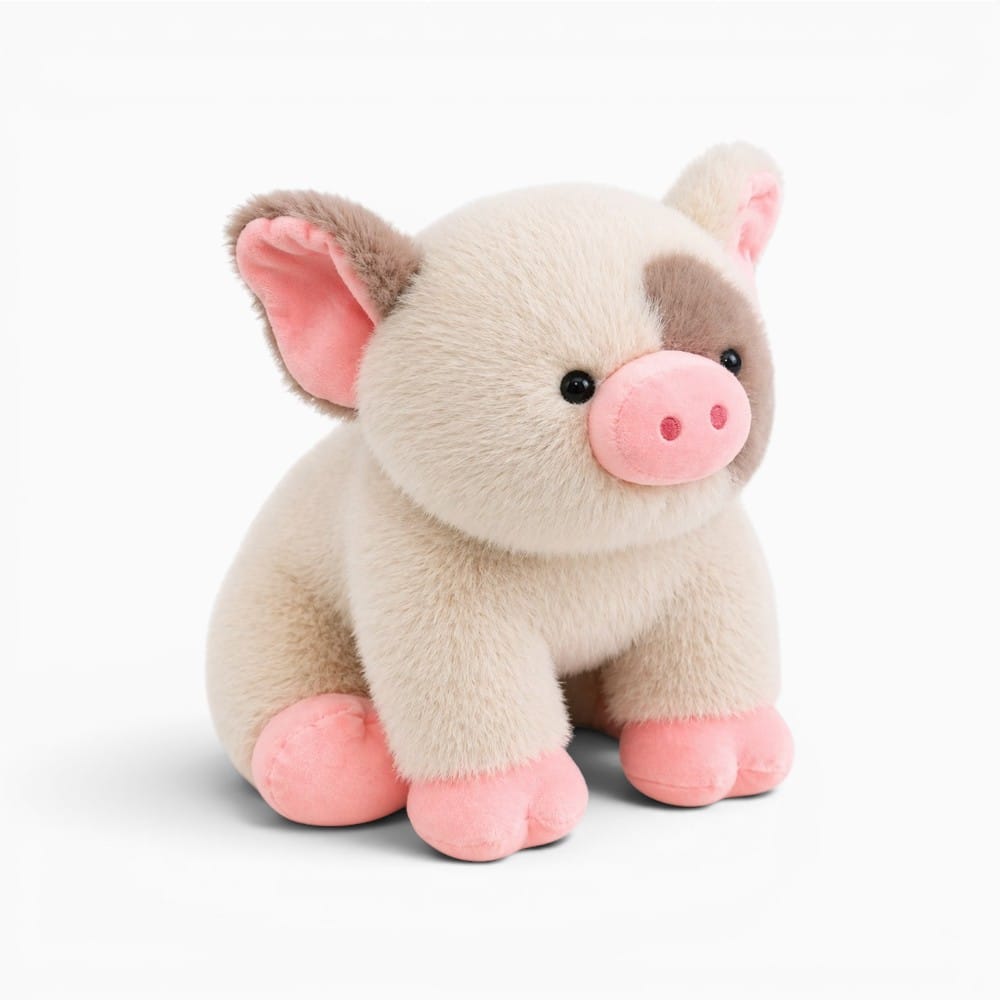 Beige Pig Plush My Plushie
