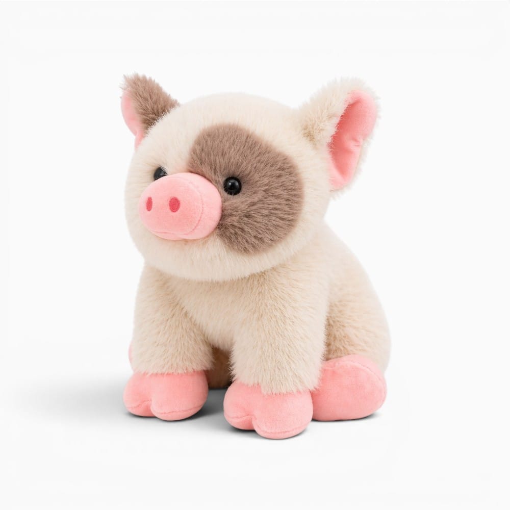 Beige Pig Plush My Plushie