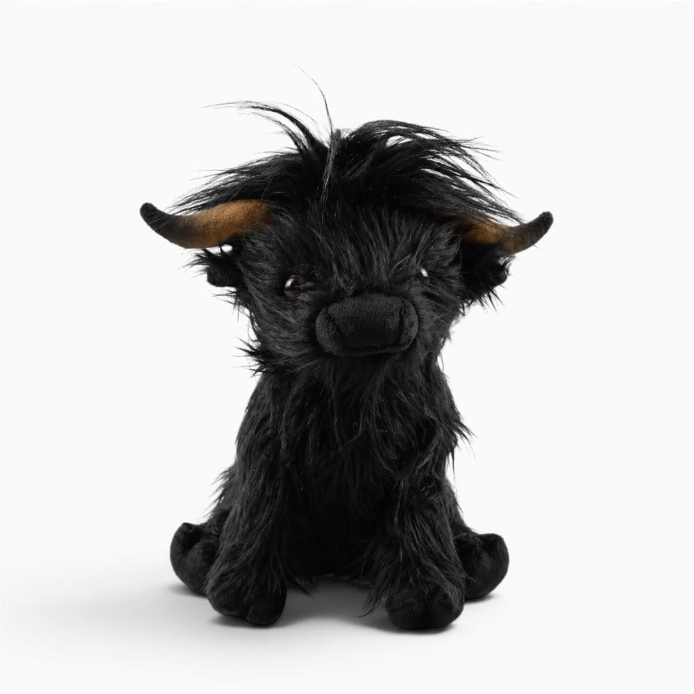Black Highland Cow Plush My Plushie