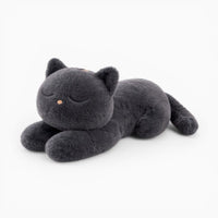 Black Soft Lying Cat Plush My Plushie