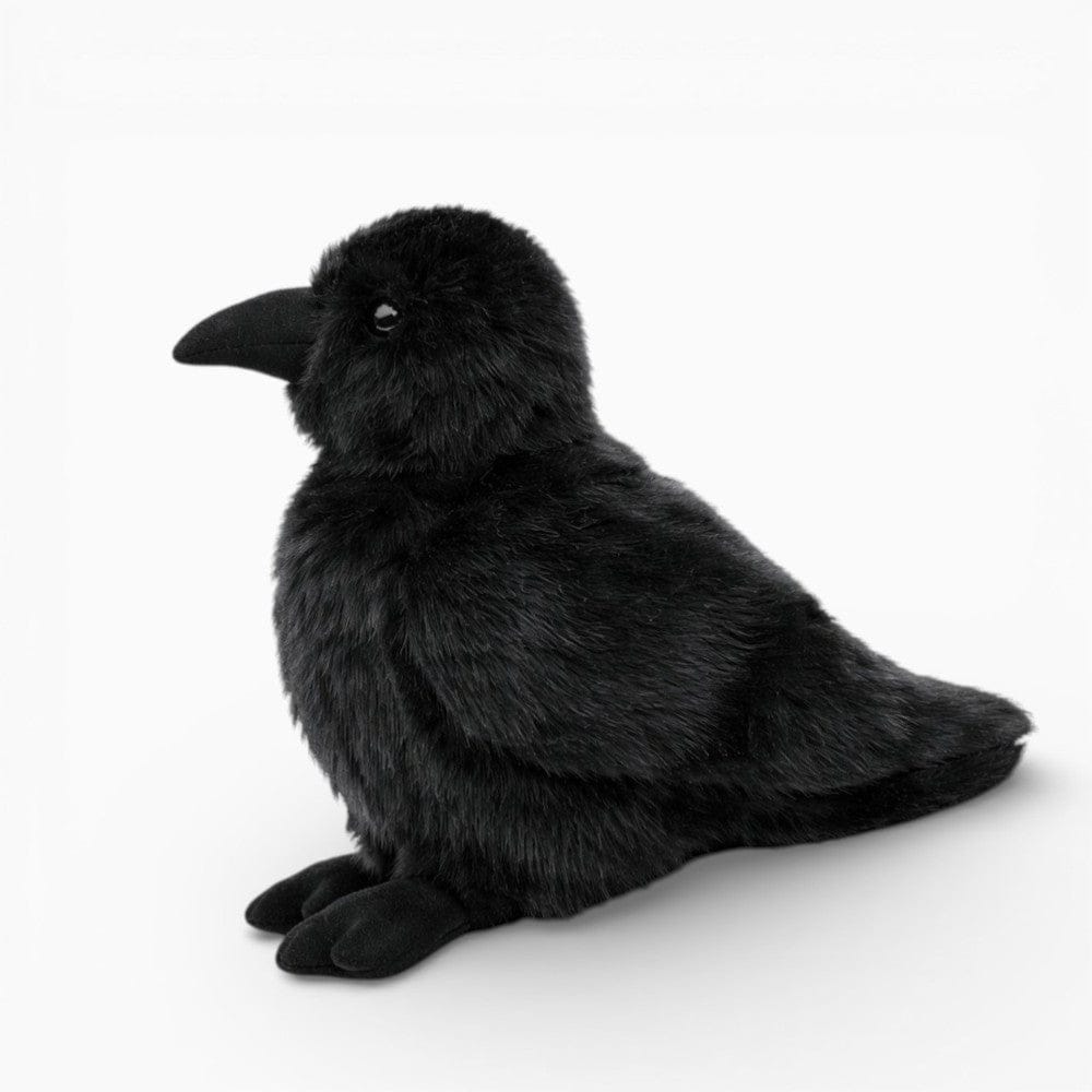 Black Soft Raven Plush My Plushie