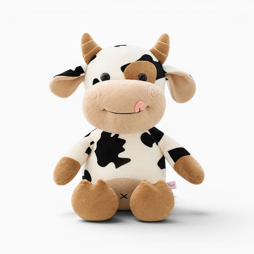 Black White Cotton Cow Plush My Plushie