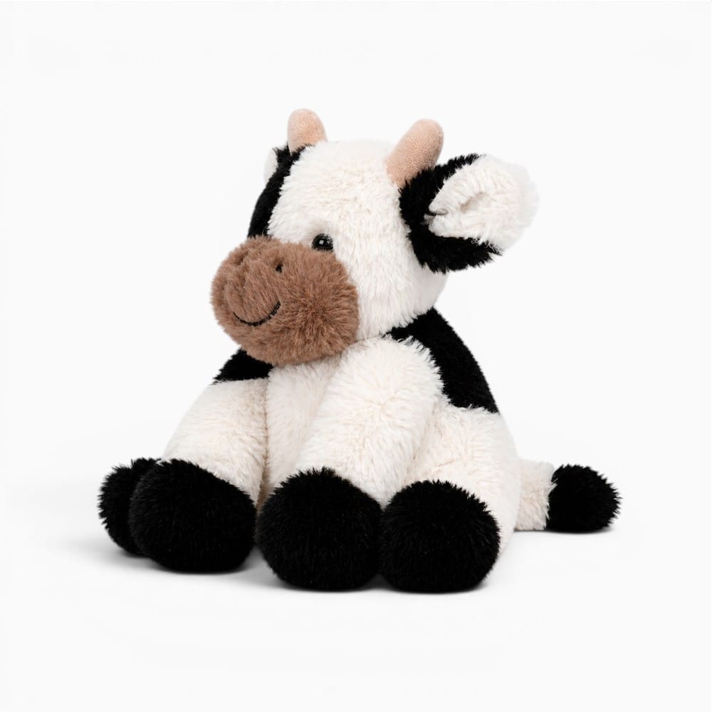 Black White Cow Plush My Plushie