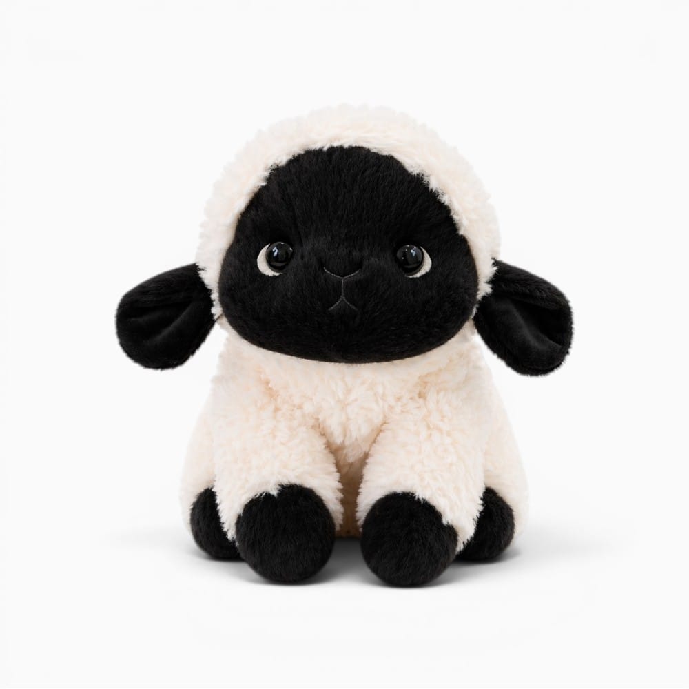 Black White Lamb Plush My Plushie