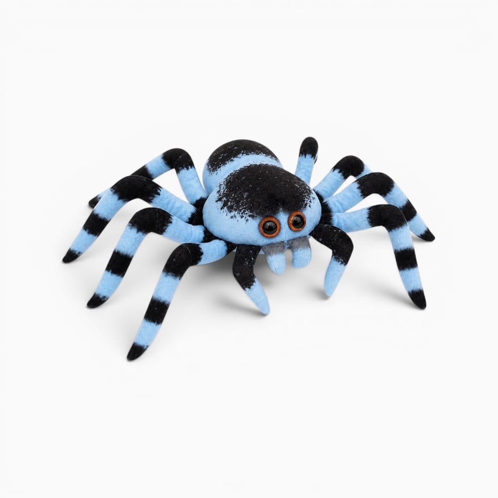 Blue Black Spider Plush My Plushie