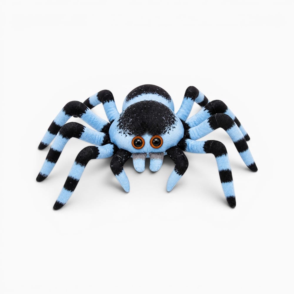 Blue Black Spider Plush My Plushie