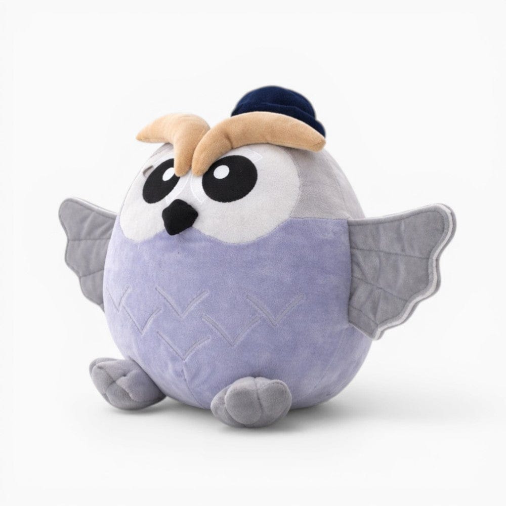 Blue Cartoon Owl Plush My Plushie