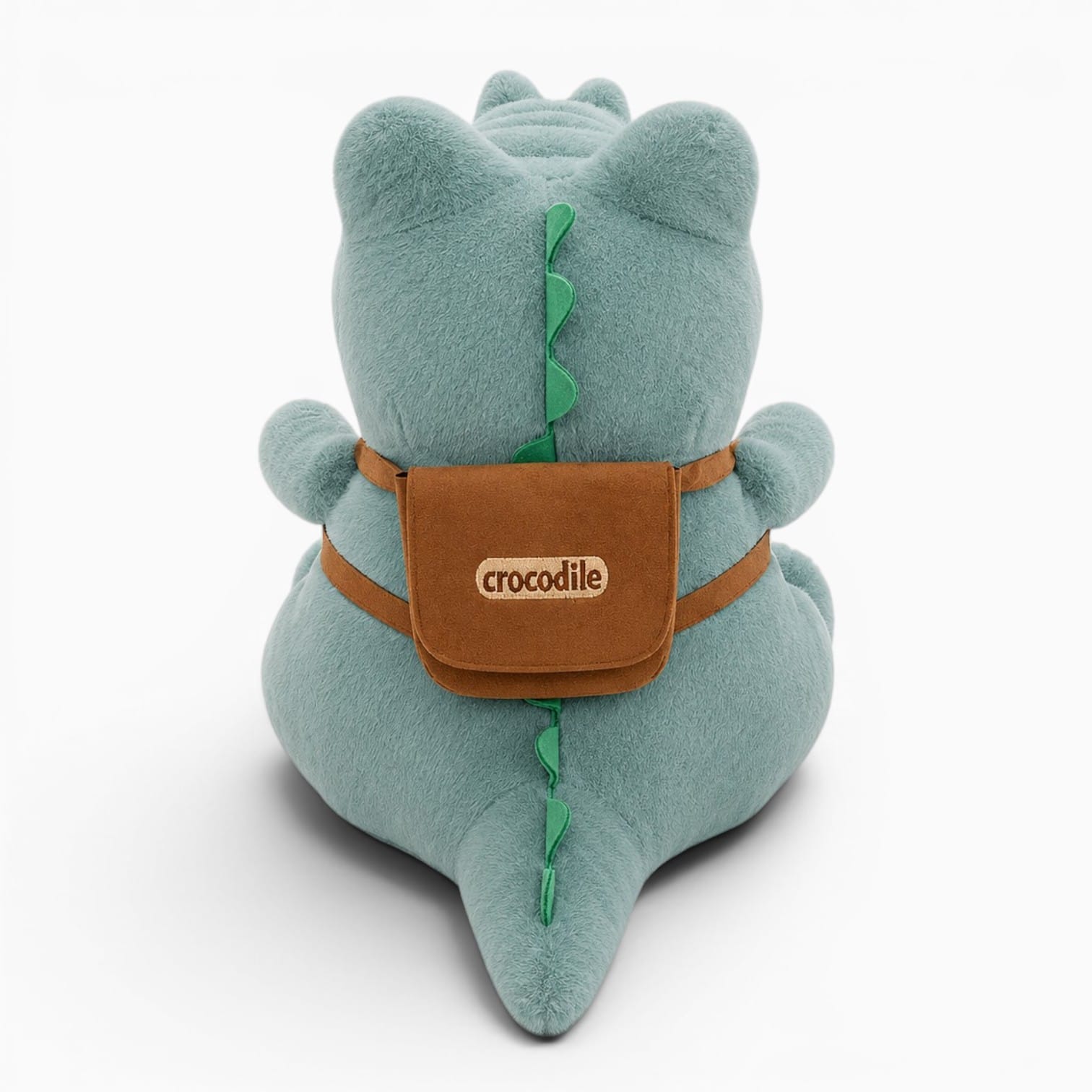 Blue Crocodile Plush with Backpack My Plushie