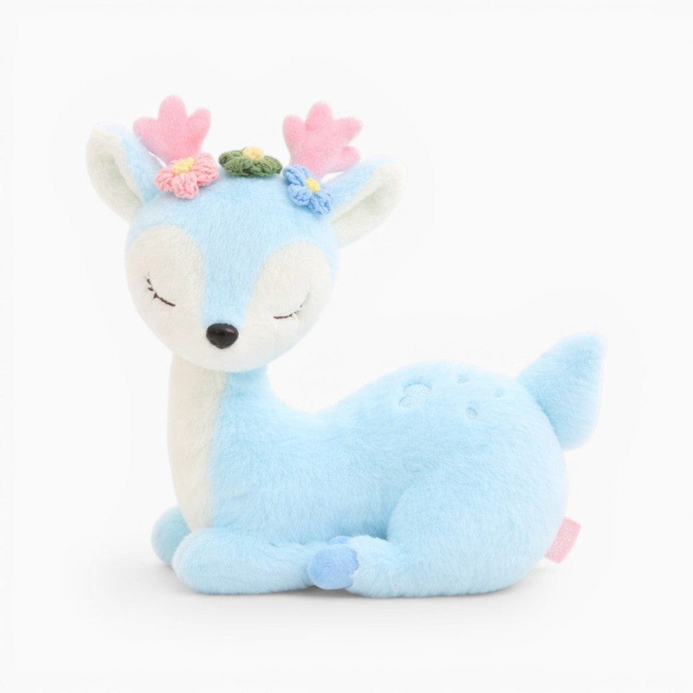 Blue Deer Plush with Flower Crown My Plushie