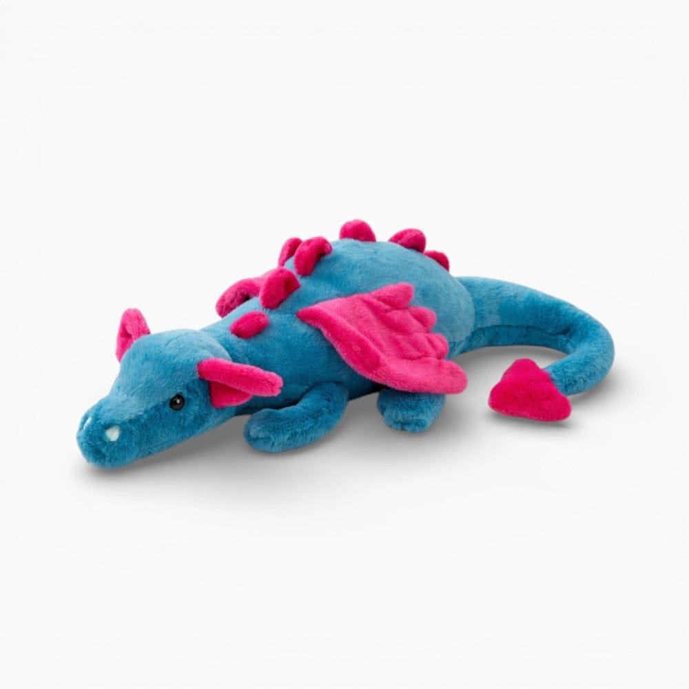 Blue Dragon Plush with Purple Wings My Plushie