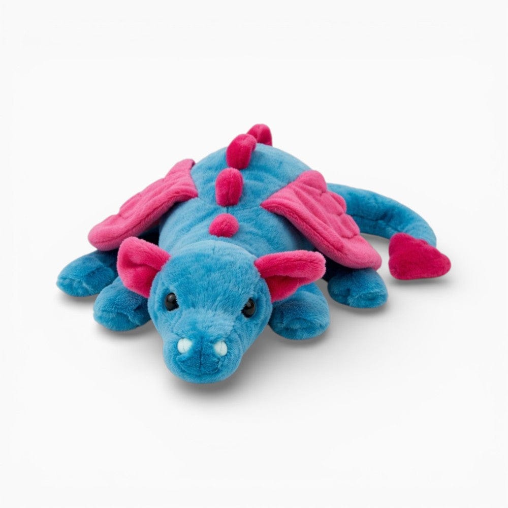 Blue Dragon Plush with Purple Wings My Plushie