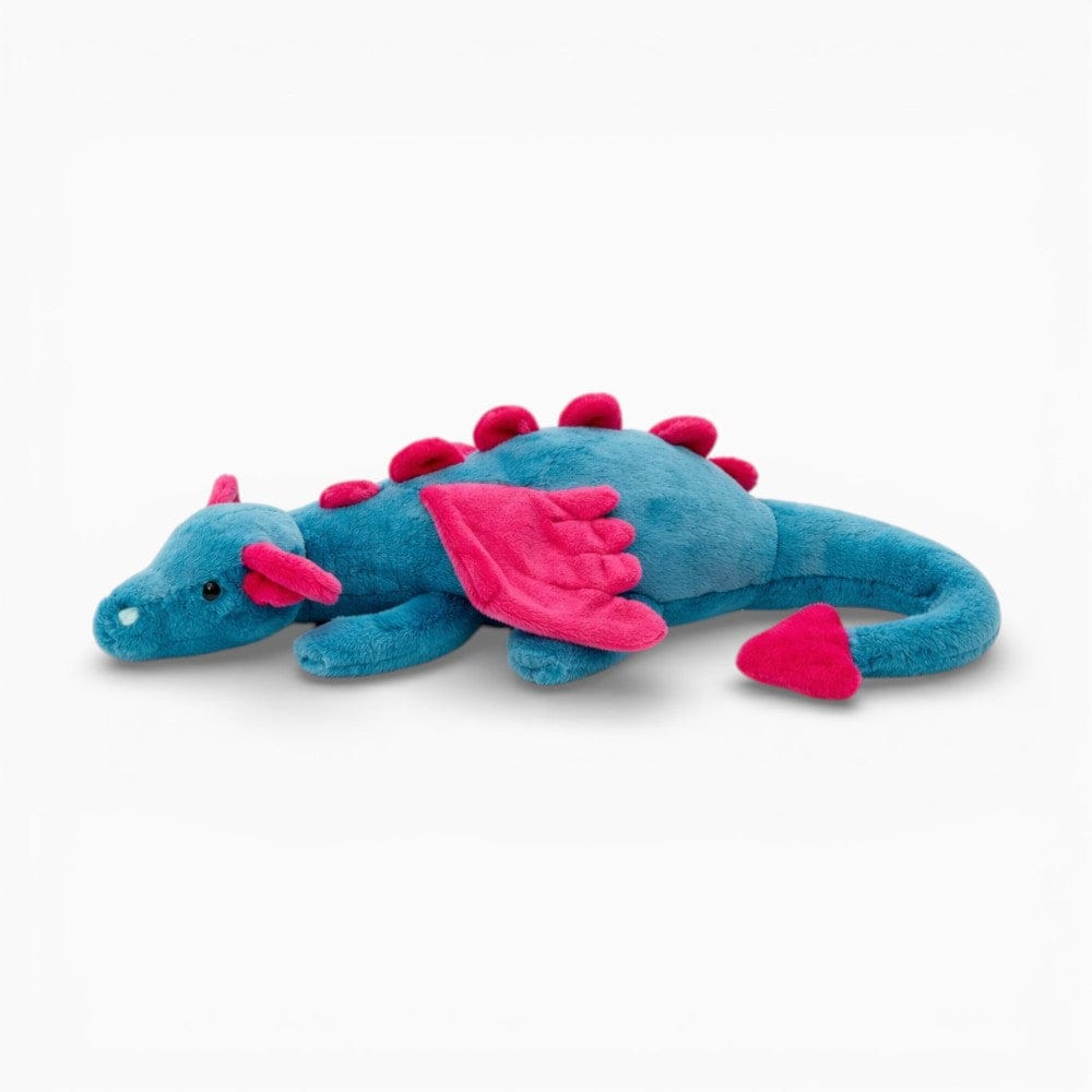 Blue Dragon Plush with Purple Wings My Plushie
