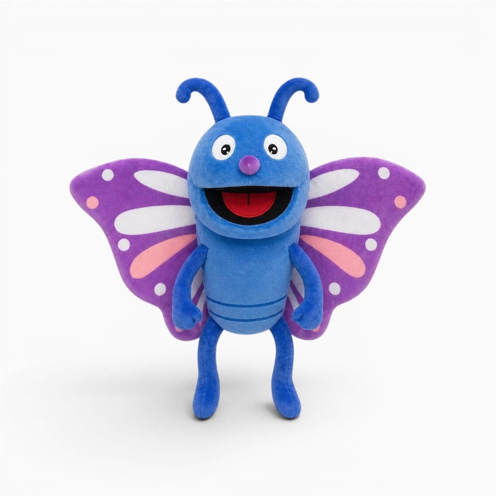 Blue Purple Butterfly Plush My Plushie