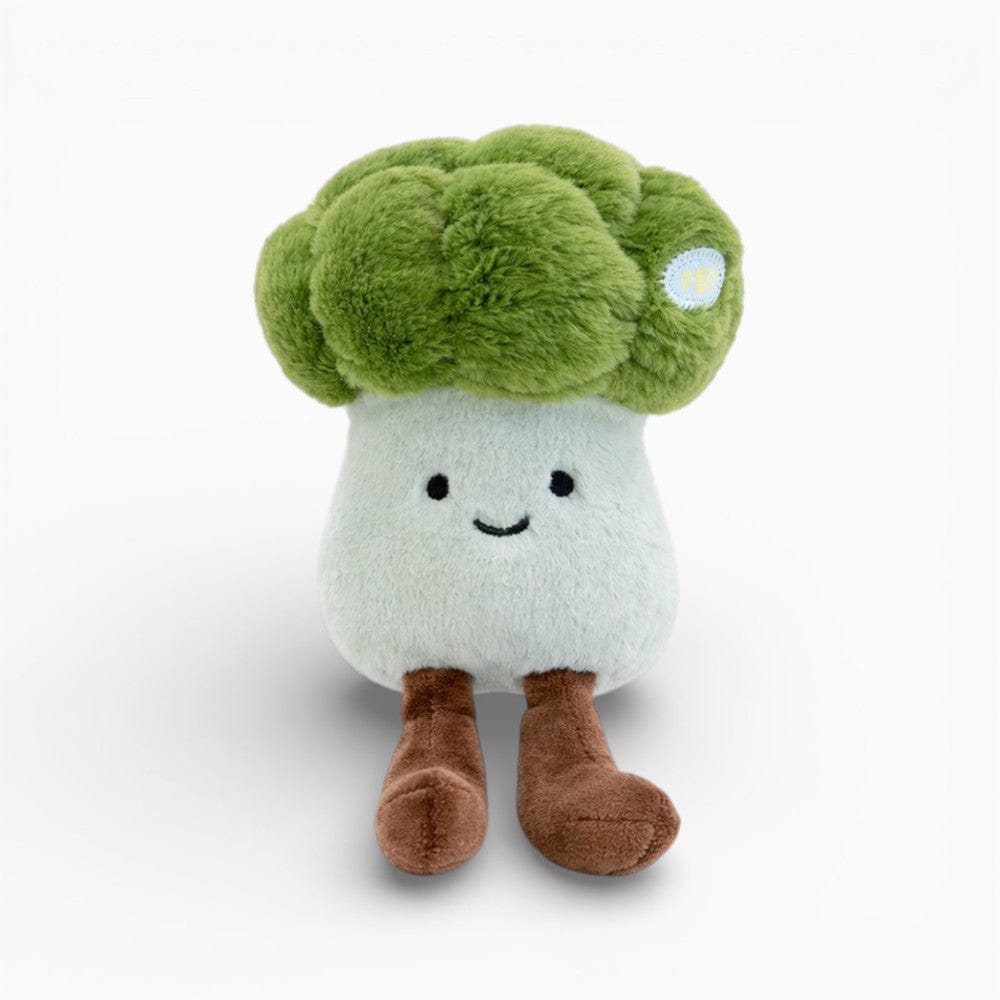 Broccoli Plush with Face and Legs My Plushie