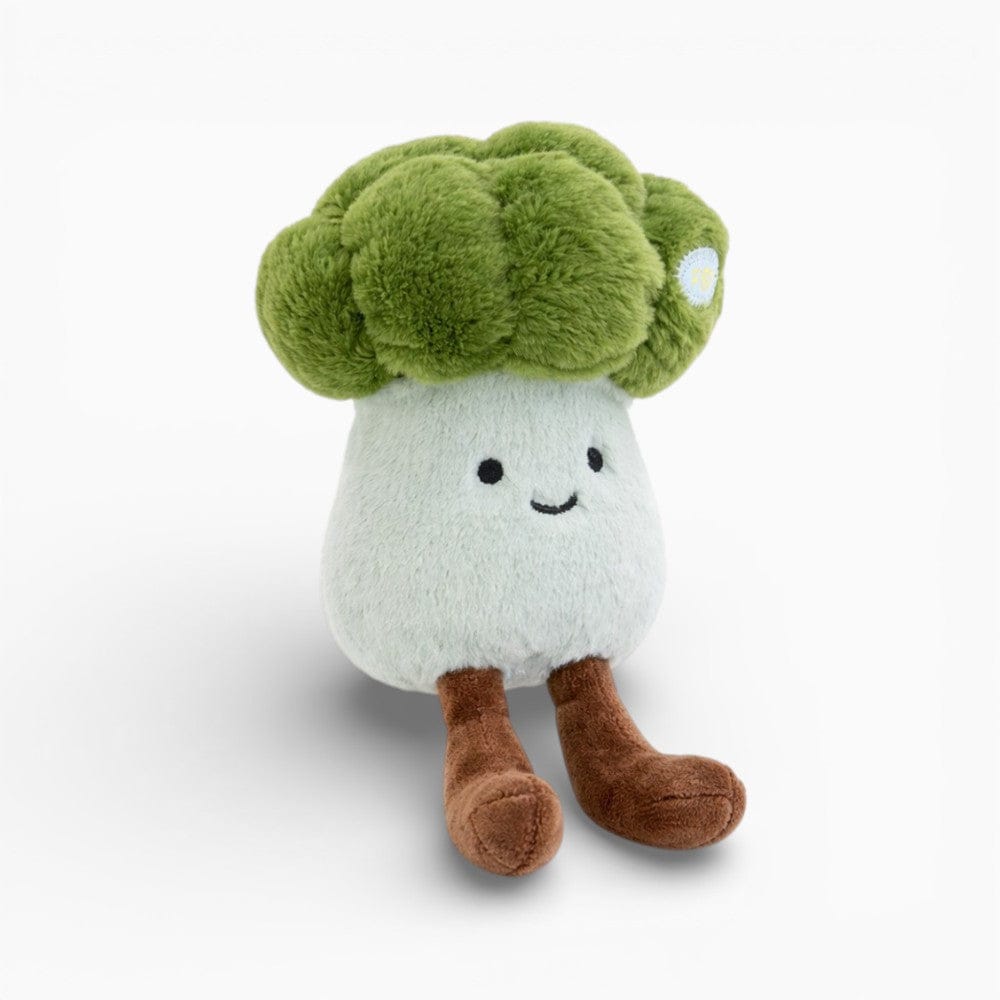 Broccoli Plush with Face and Legs My Plushie