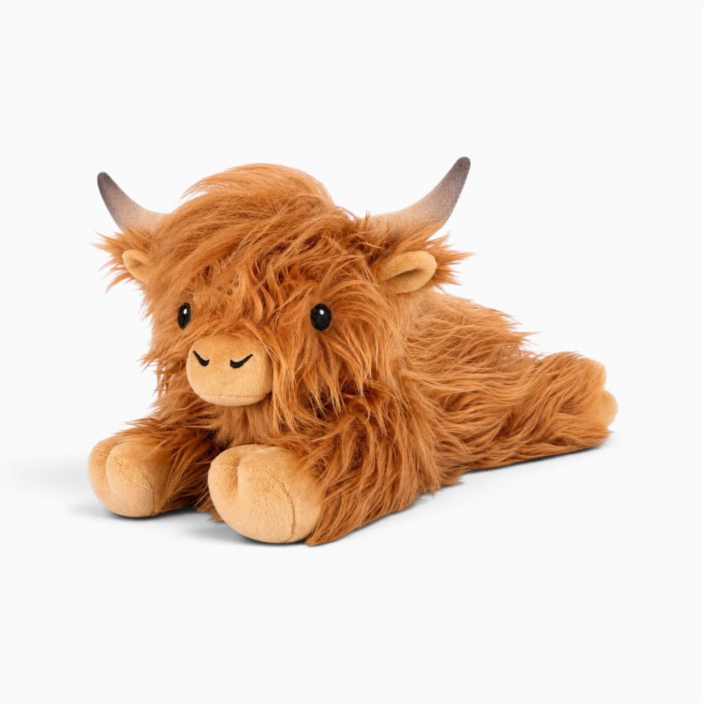 Brown Cotton Highland Cow Plush My Plushie