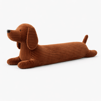 Brown Dachshund Plush in Various Lengths My Plushie
