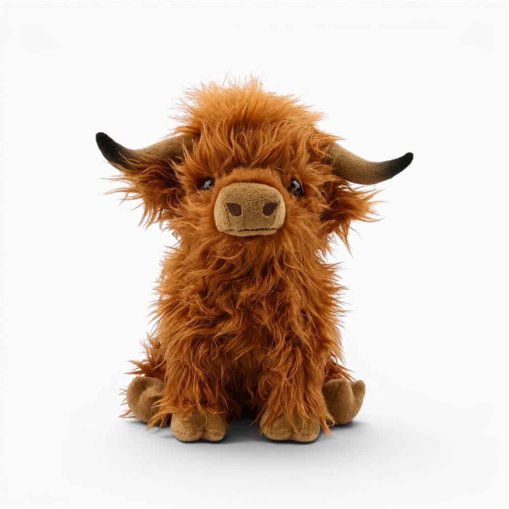 Brown Highland Cow Soft Toy My Plushie