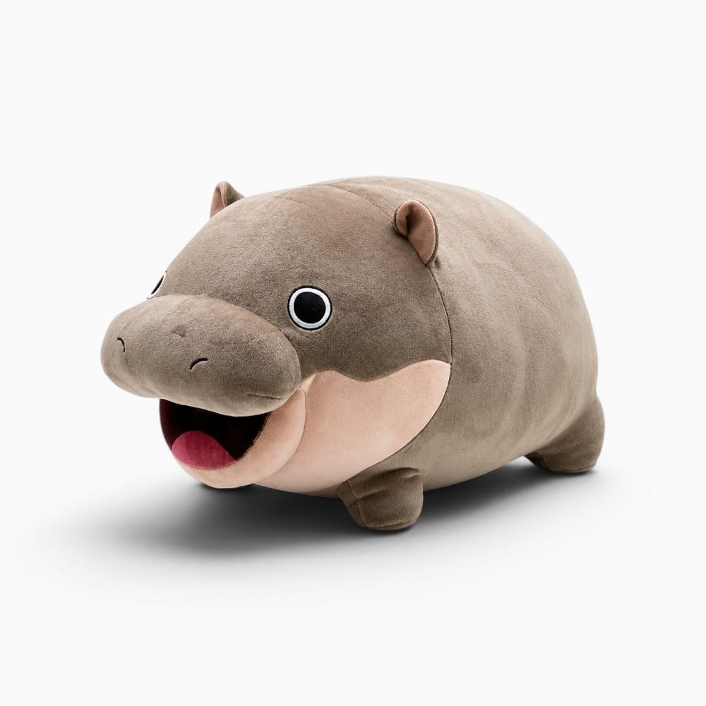 Brown Hippo Plush My Plushie