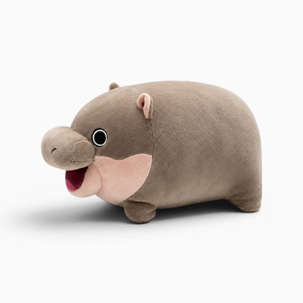 Brown Hippo Plush My Plushie