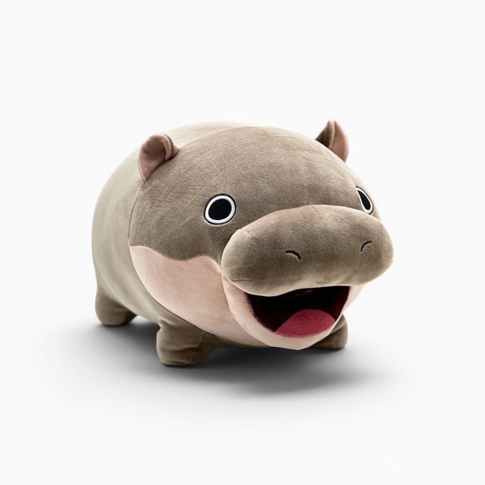 Brown Hippo Plush My Plushie