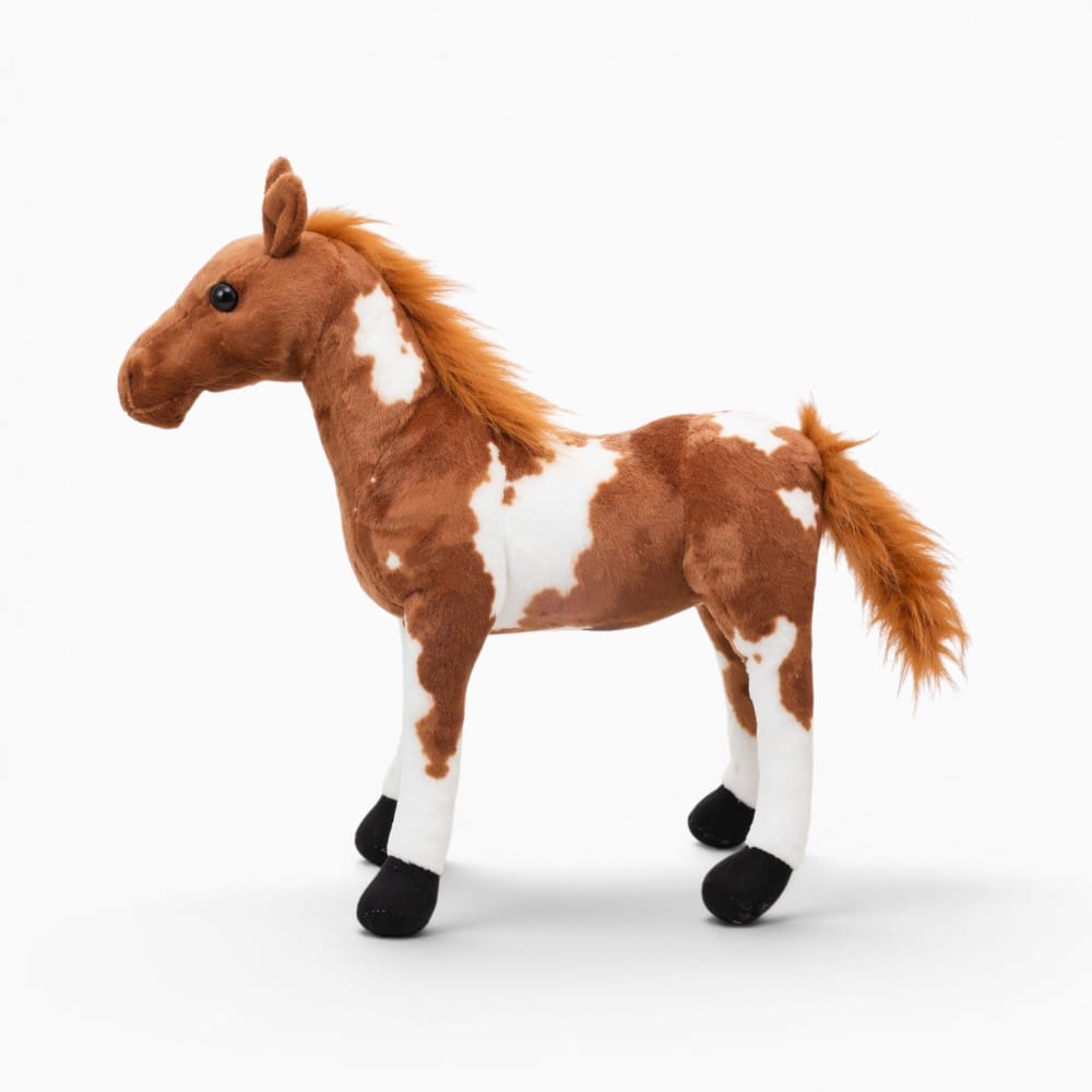 Brown White Horse Plush My Plushie