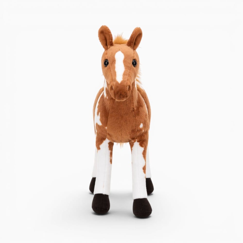 Brown White Horse Plush My Plushie