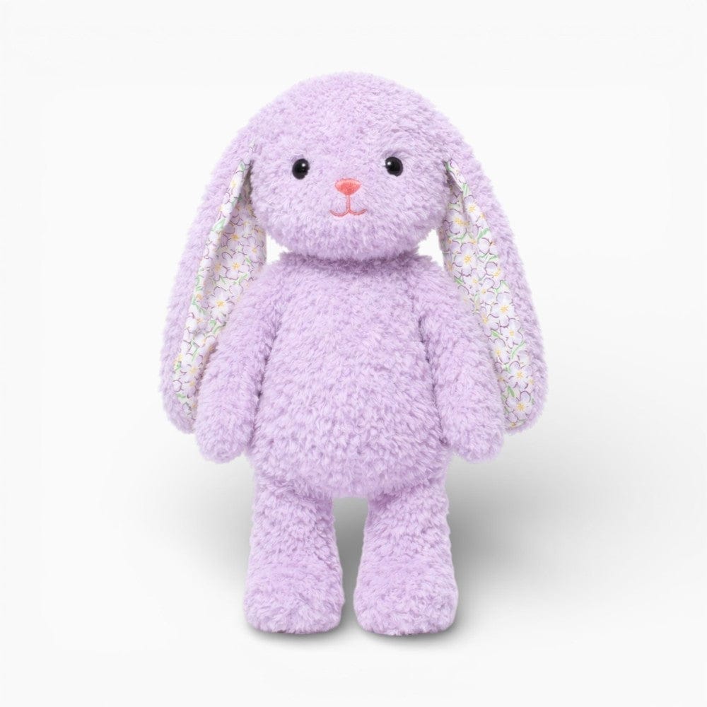 Bunny Plush with Floral Pattern Kawaii Plush Toy Purple My Plushie
