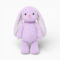 Bunny Plush with Floral Pattern Kawaii Plush Toy Purple My Plushie