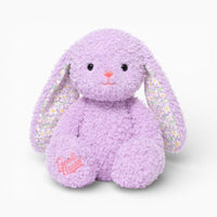 Bunny Plush with Floral Pattern Kawaii Plush Toy Purple My Plushie