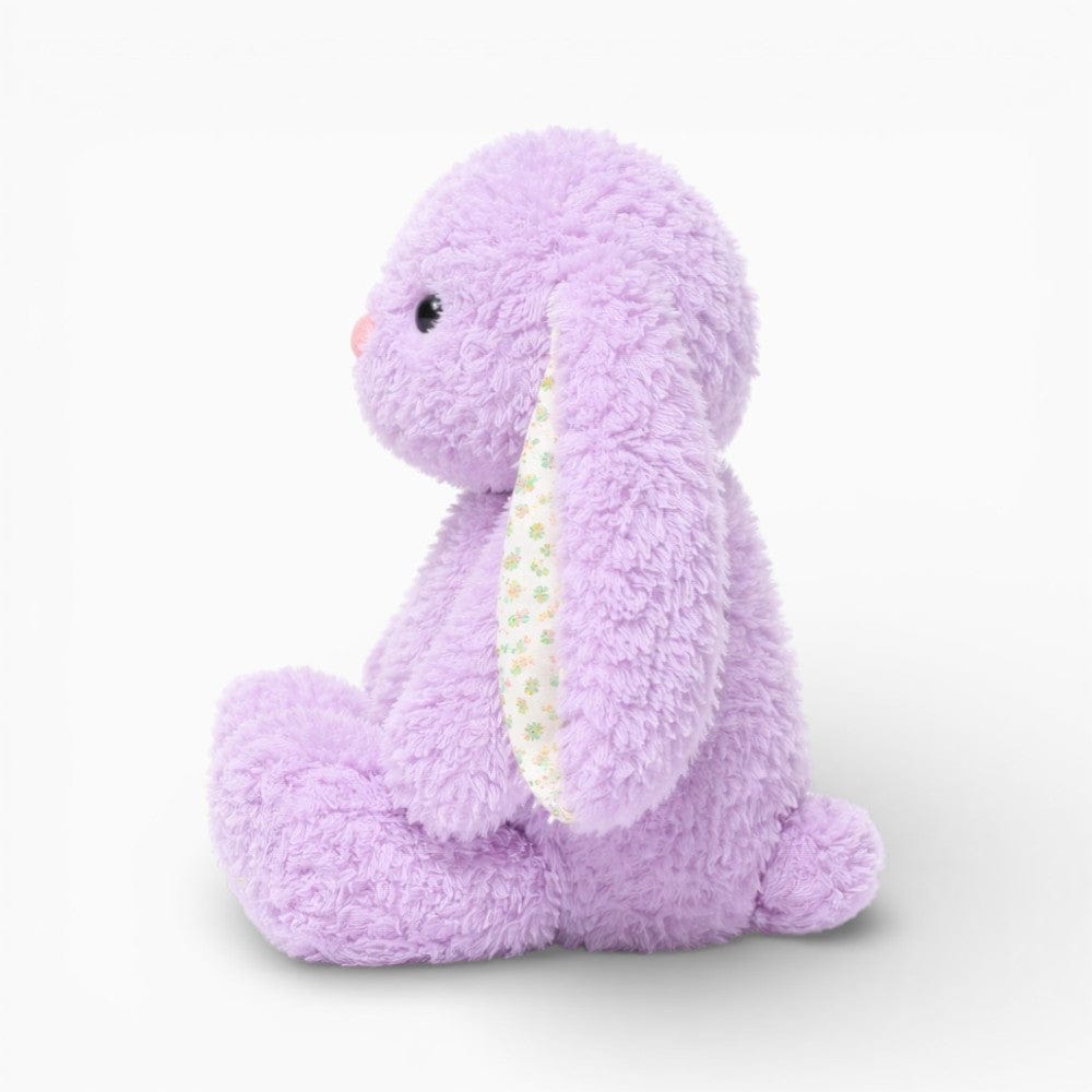Bunny Plush with Floral Pattern Kawaii Plush Toy Purple My Plushie