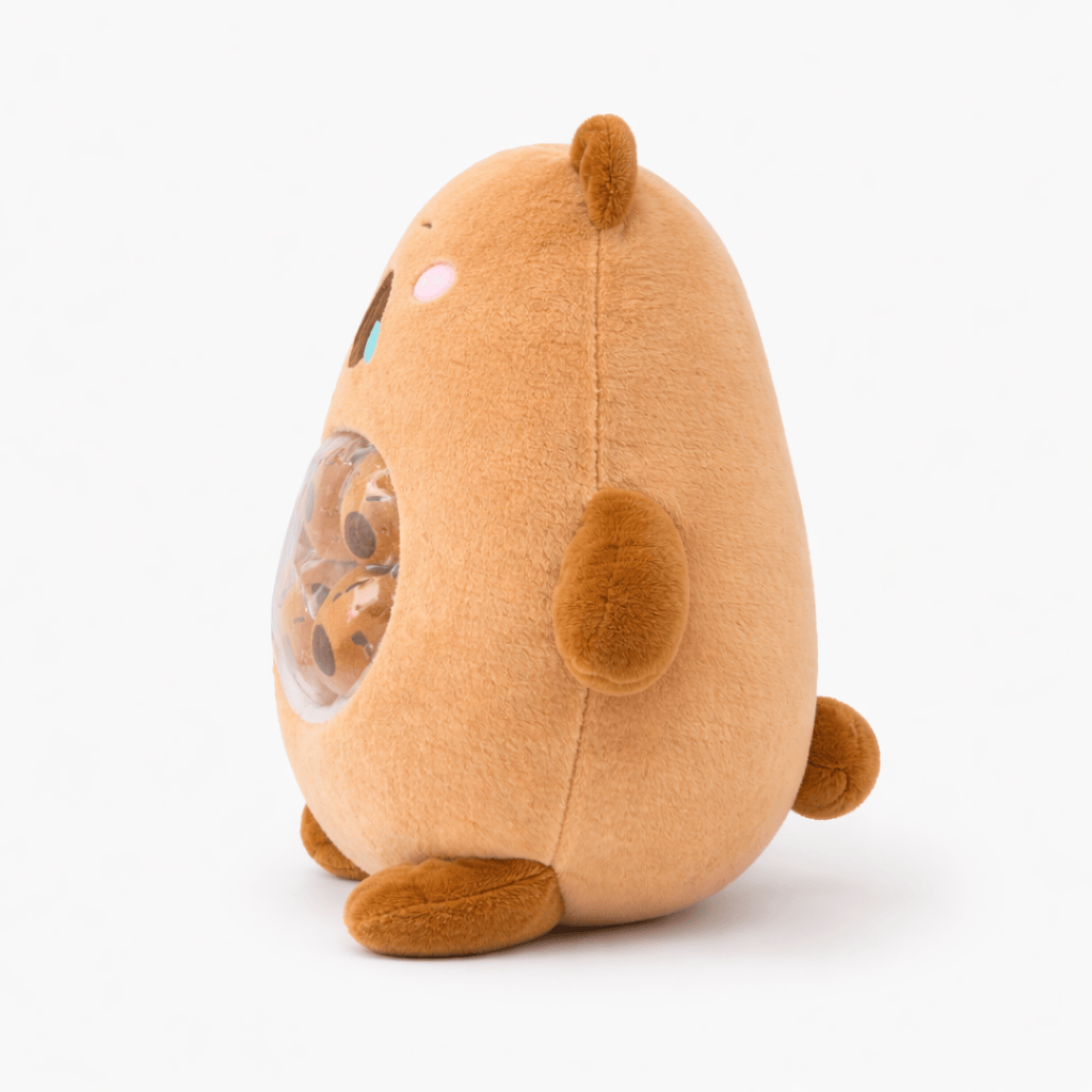 Capybara Pillow with Snack Compartment My Plushie