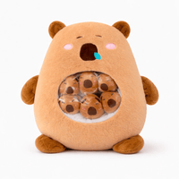 Capybara Pillow with Snack Compartment My Plushie