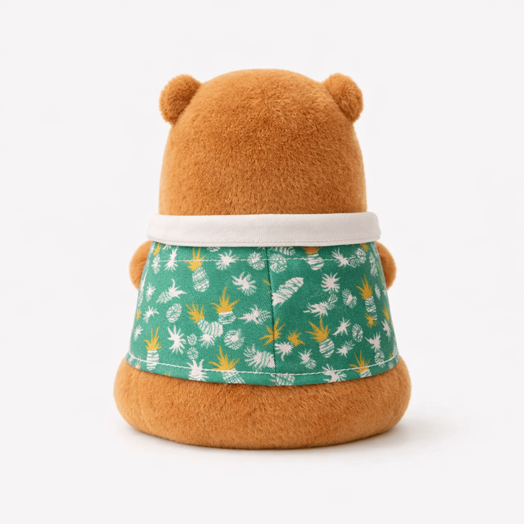 Capybara Plush in Green Shirt My Plushie
