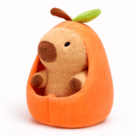 Capybara Plush in Pfirsich Fruit Shell My Plushie