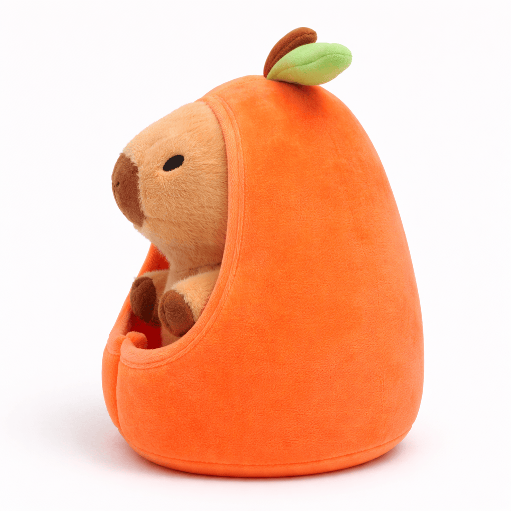 Capybara Plush in Pfirsich Fruit Shell My Plushie