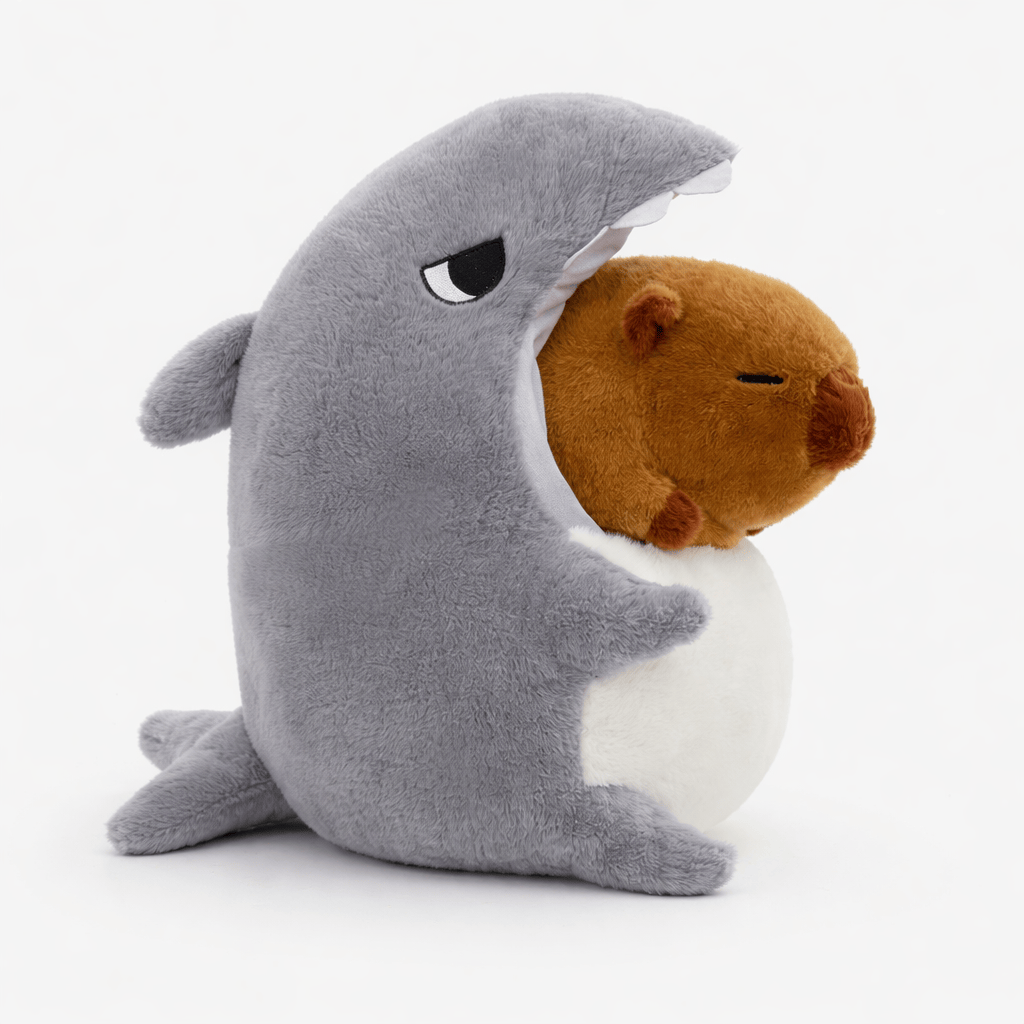 Capybara Plush in Shark Costume My Plushie