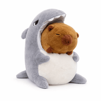 Capybara Plush in Shark Costume My Plushie