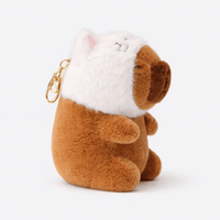 Capybara Plush with Cat Hood My Plushie