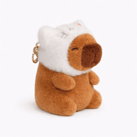 Capybara Plush with Cat Hood My Plushie
