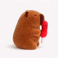Capybara Plush with Ice Lolly on Stick My Plushie