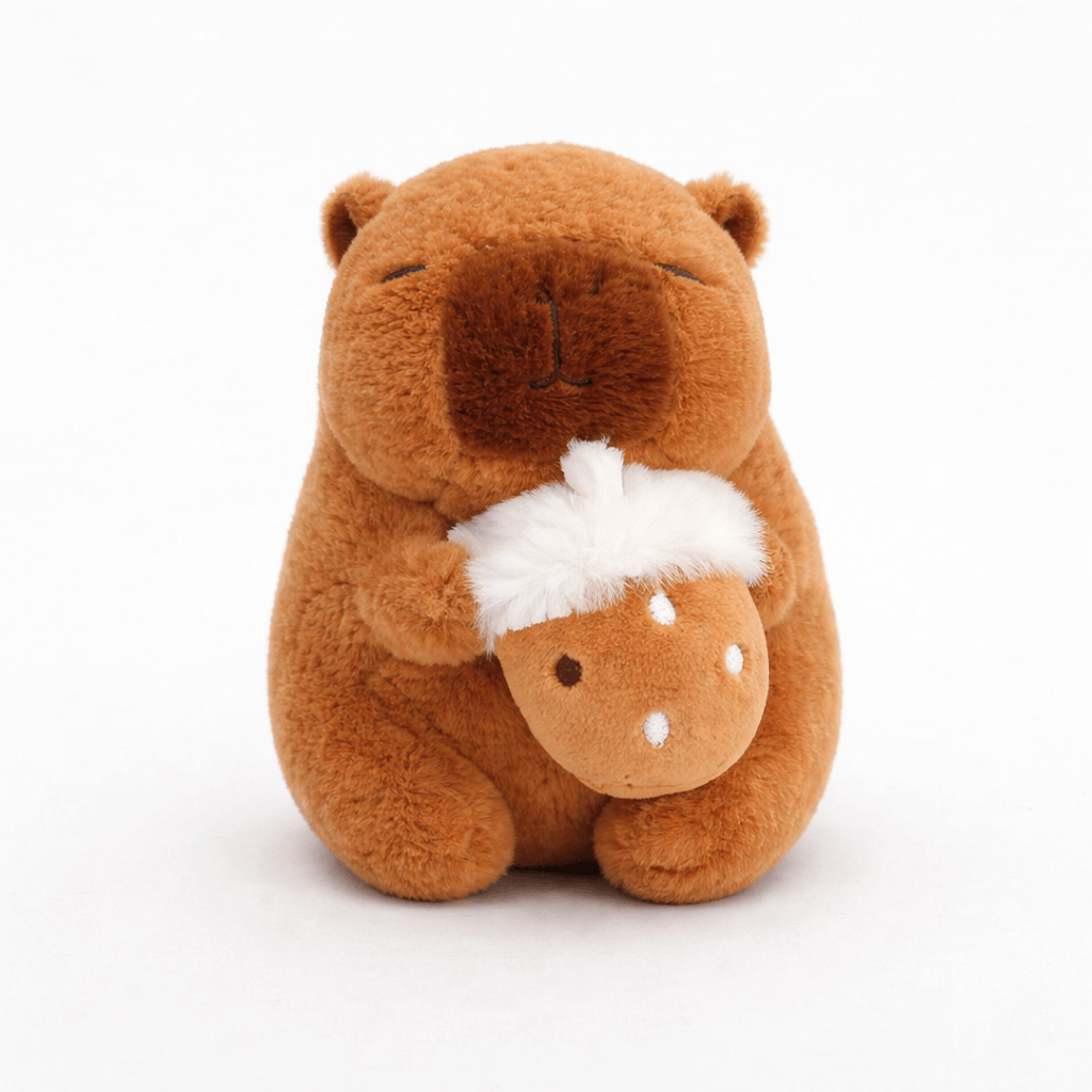 Capybara Plush with Nut My Plushie