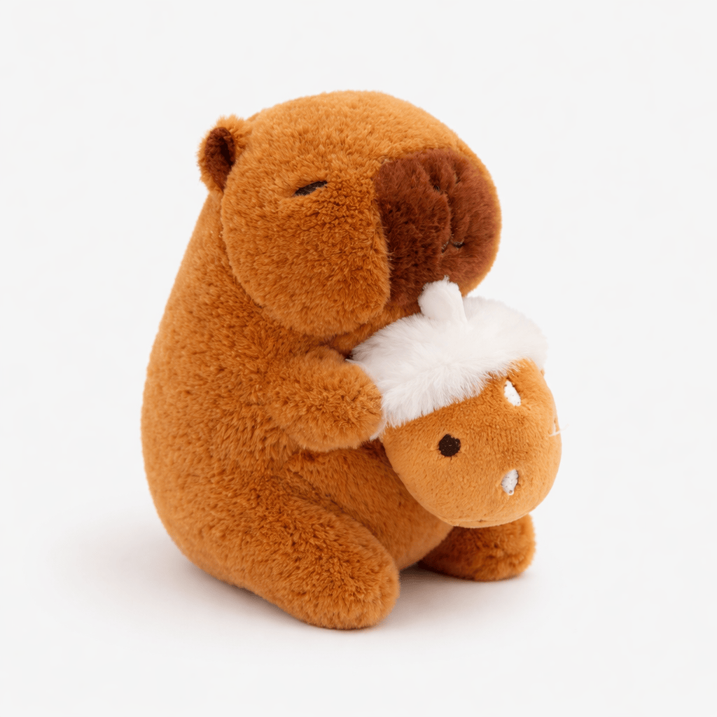 Capybara Plush with Nut My Plushie