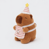 Capybara Plush with Party Hat Apron My Plushie