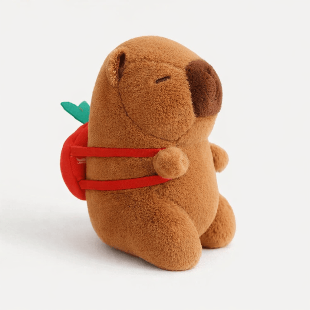Capybara Plush with Strawberry Backpack My Plushie